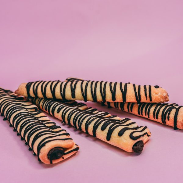 Cañas de chocolate